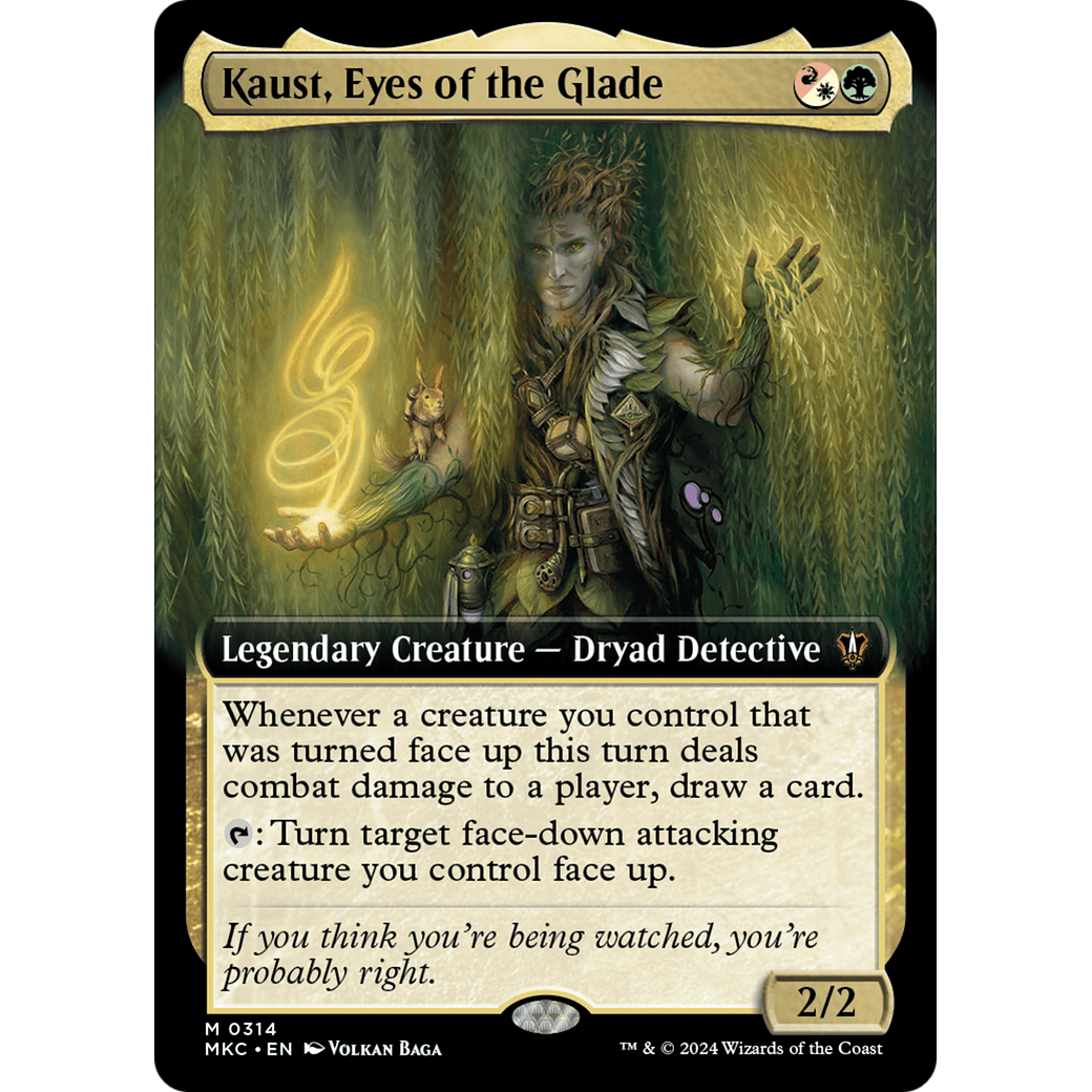 Kaust, Eyes of the Glade (MKC-314) - Murders at Karlov Manor Commander: (Extended Art)