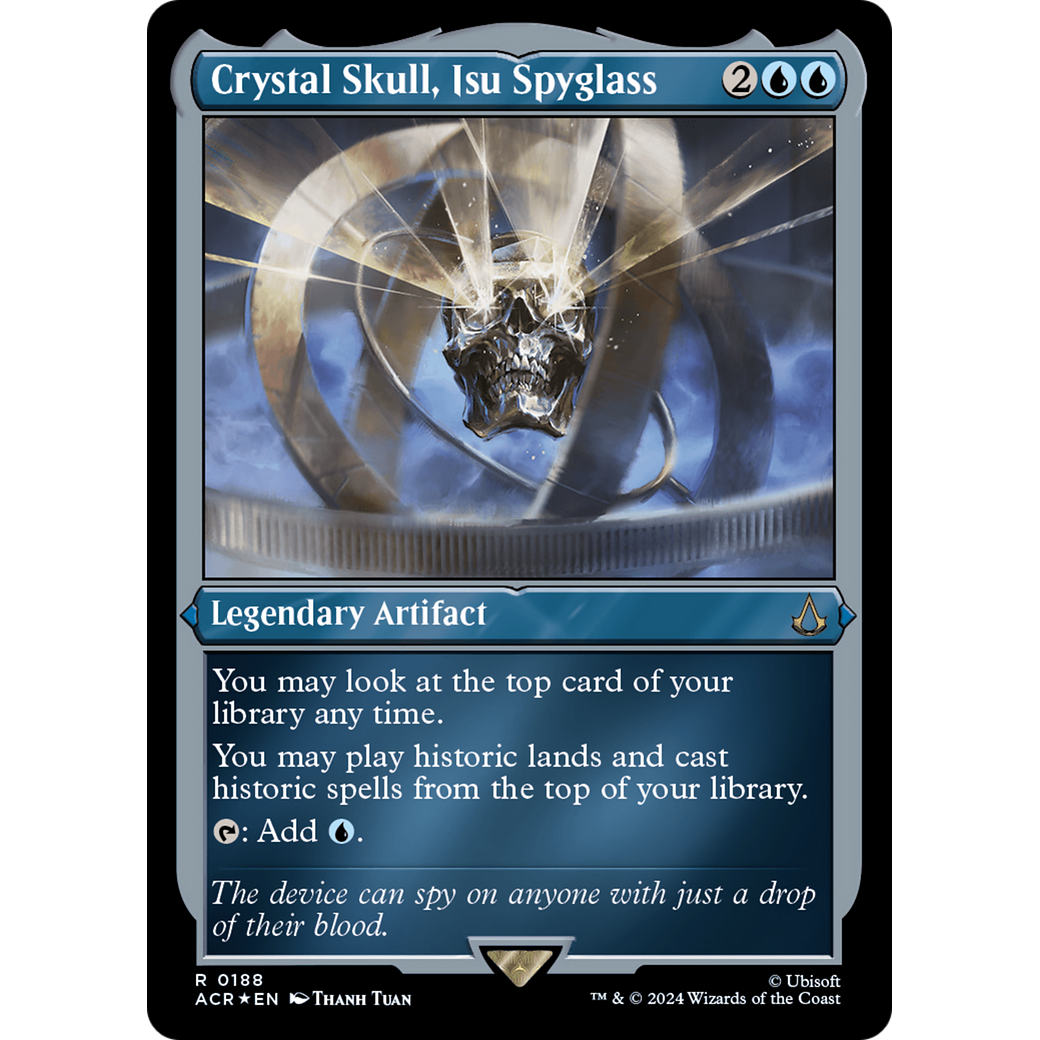 Crystal Skull, Isu Spyglass (ACR-188) - Assassin's Creed Etched Foil