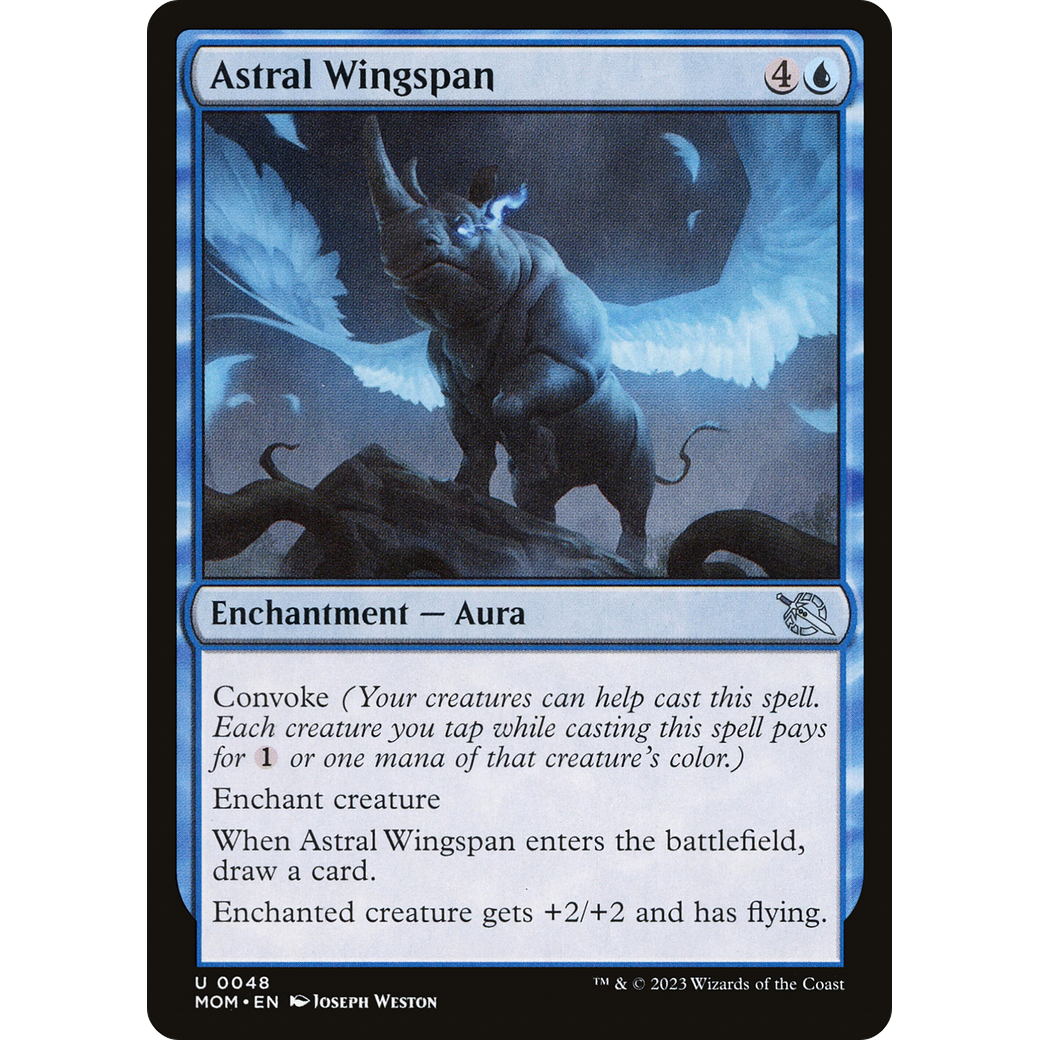 Astral Wingspan (MOM-048) - March of the Machine Foil