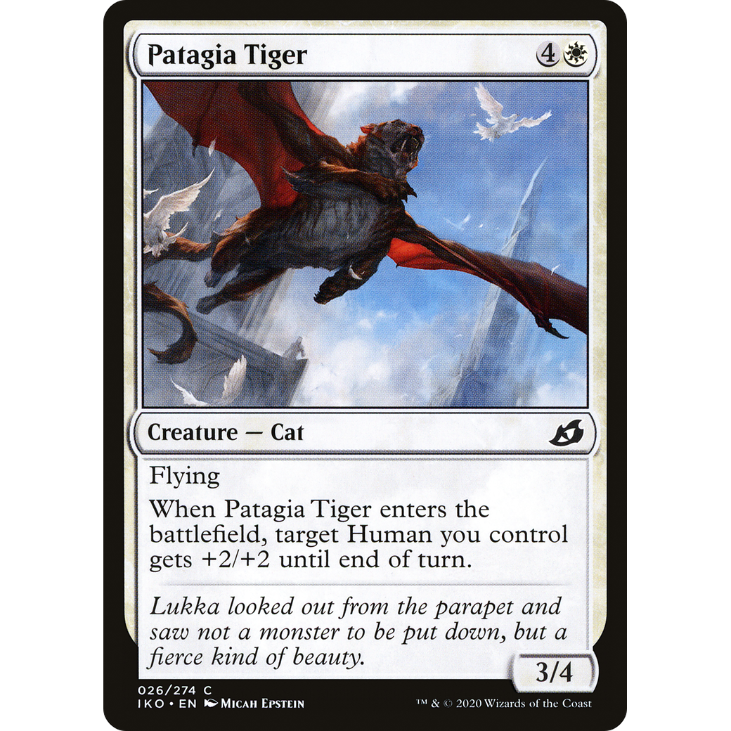 Patagia Tiger (IKO-026) - Ikoria: Lair of Behemoths Foil