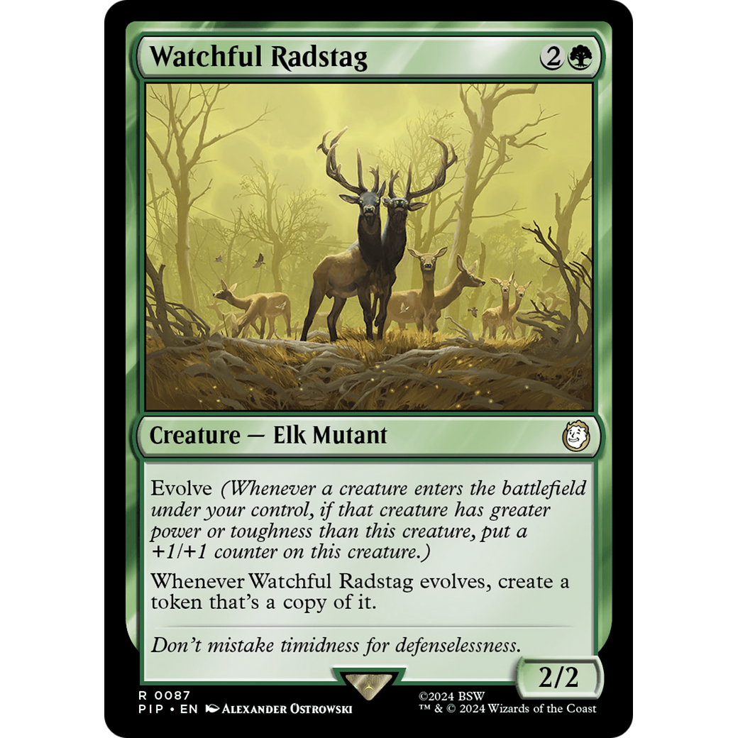 Watchful Radstag (PIP-087) - Fallout Foil