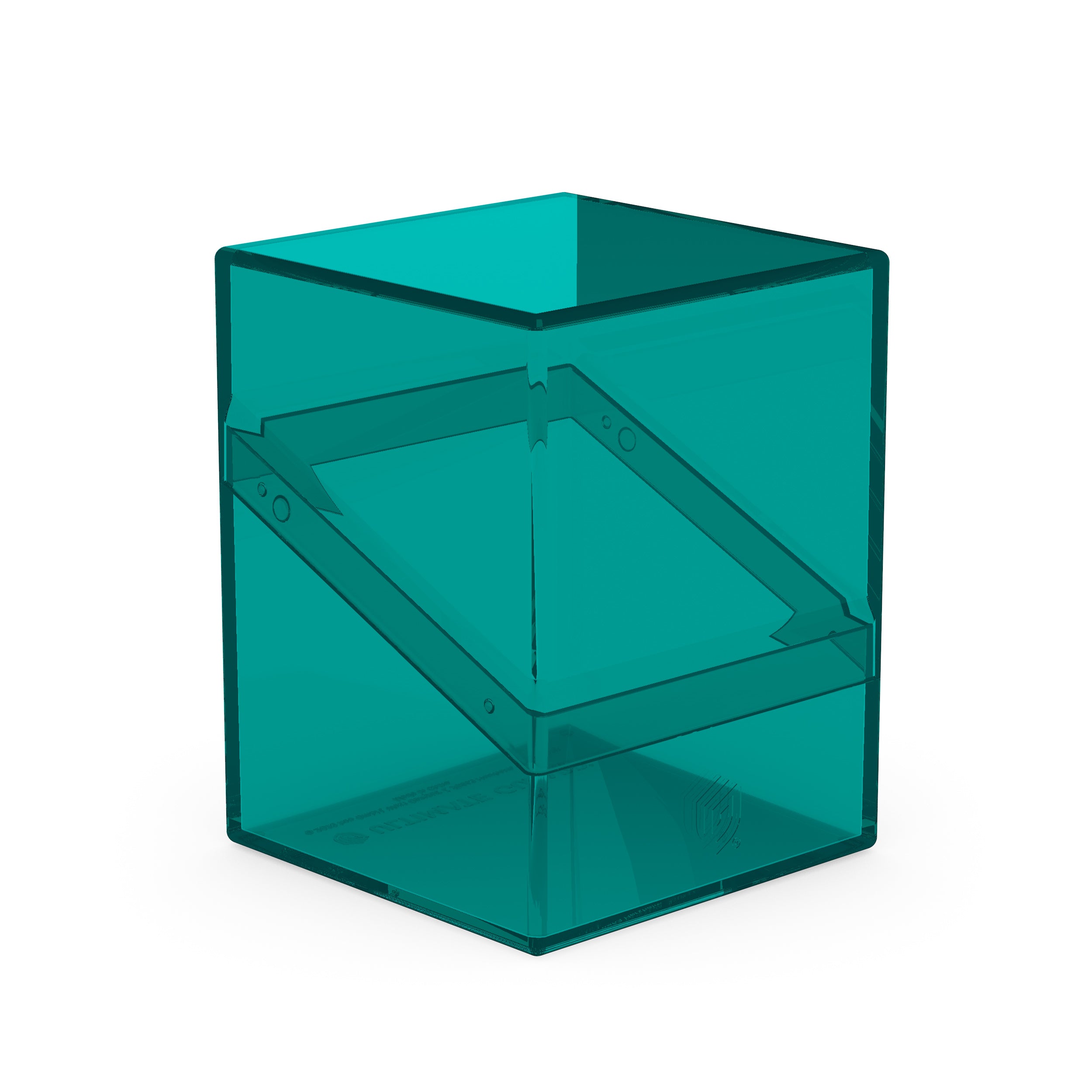 Clear Malachite Boulder 100+ Deck Box