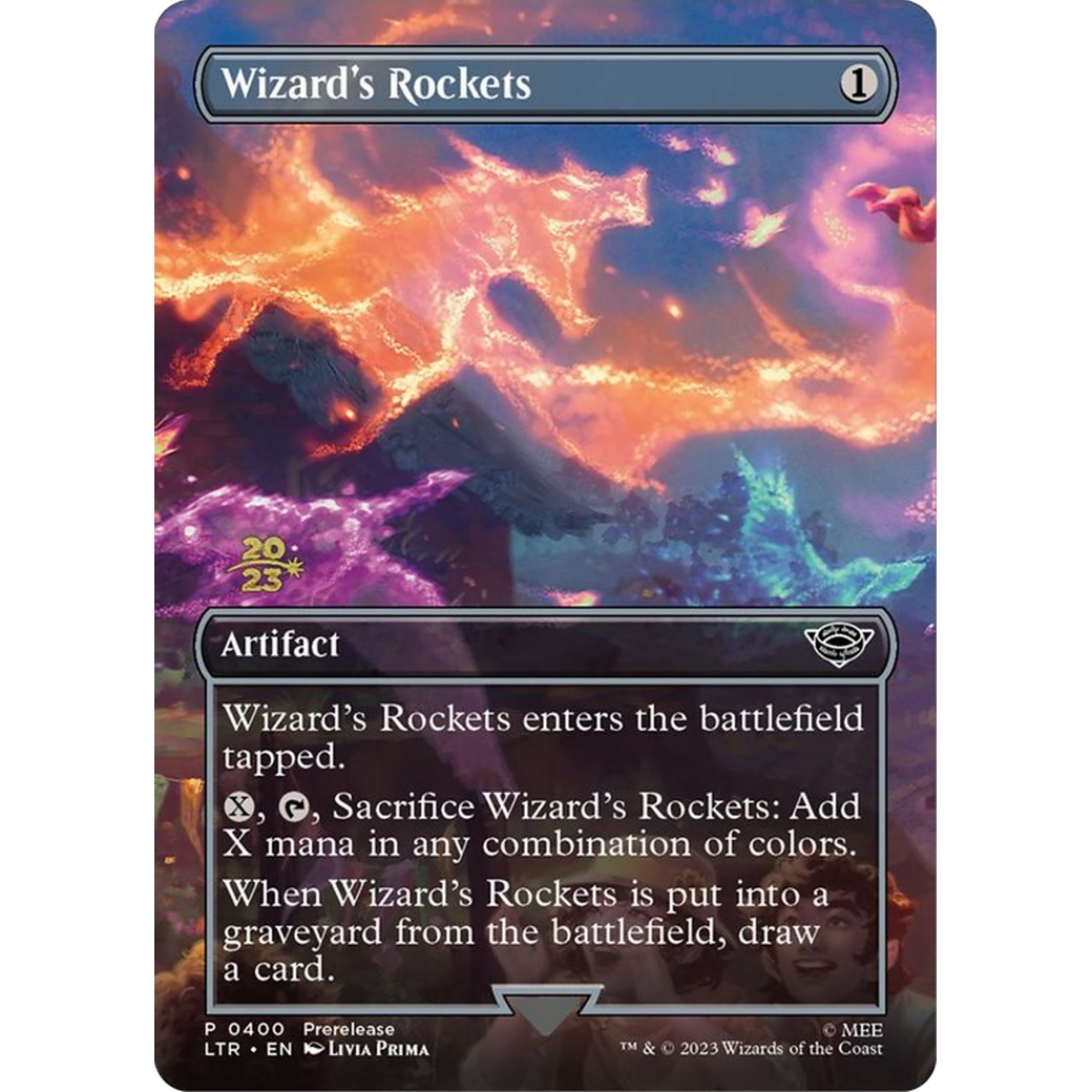 Wizard's Rockets (PRE-400S) - Tales of Middle-earth Promos (Borderless) Foil