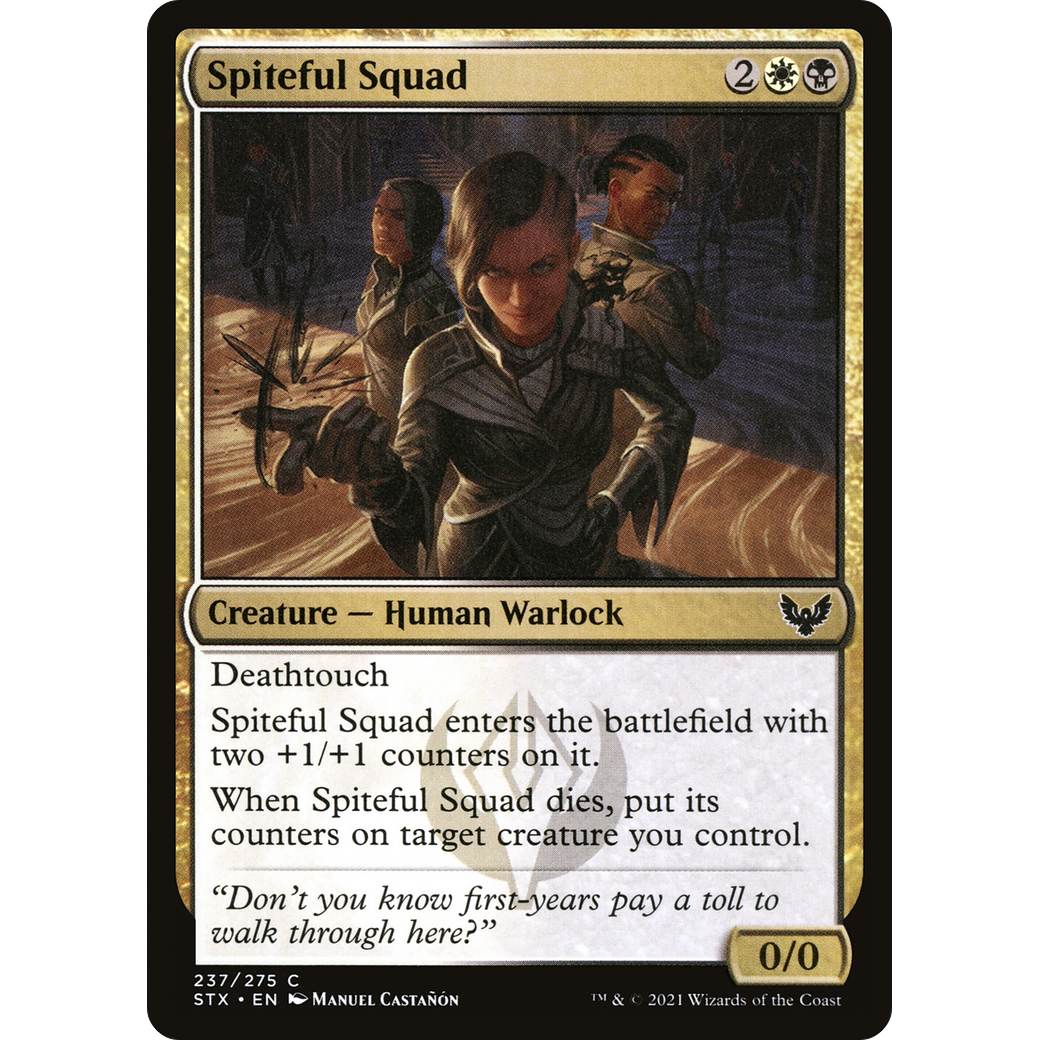 Spiteful Squad (STX-237) - Strixhaven: School of Mages Foil