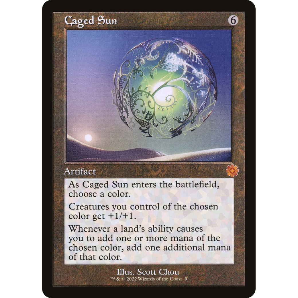 Caged Sun (BRR-009) - The Brothers' War Retro Artifacts Foil