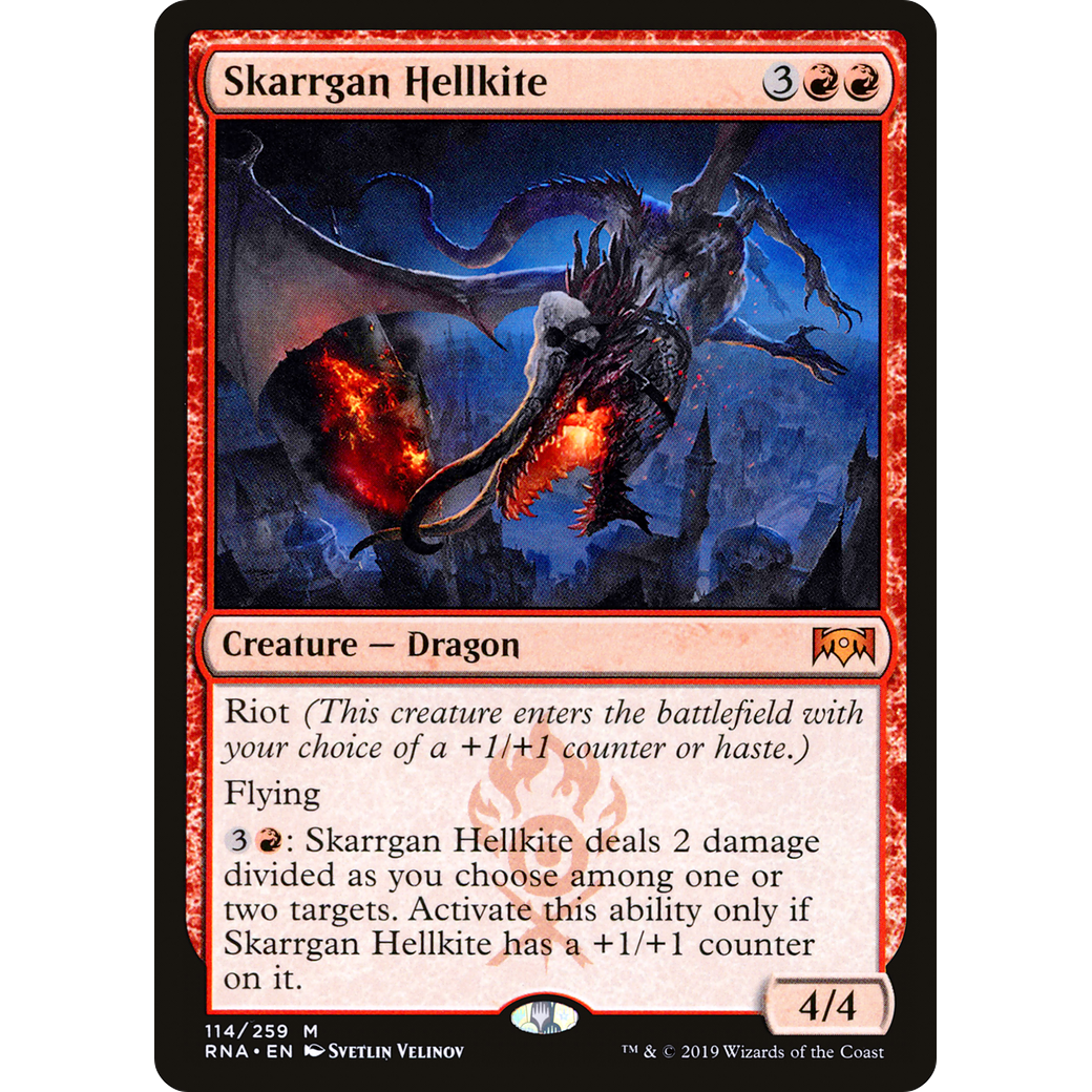 Skarrgan Hellkite (RNA-114) - Ravnica Allegiance