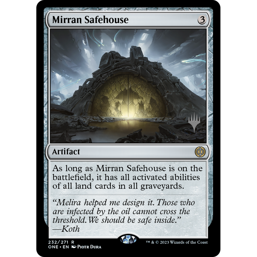 Mirran Safehouse (PPONE-232P) - Phyrexia: All Will Be One Promos