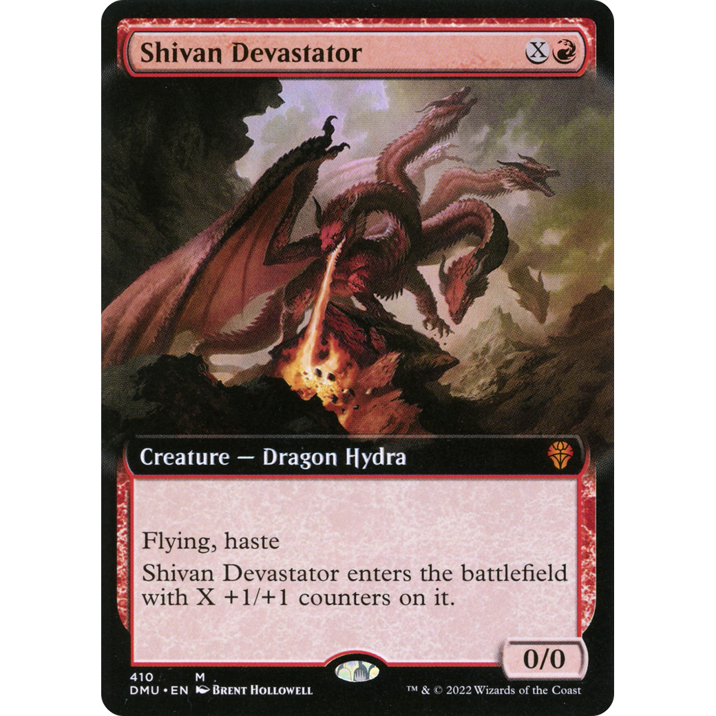 Shivan Devastator (Extended Art) (DMU-410) - Dominaria United: (Extended Art) Foil