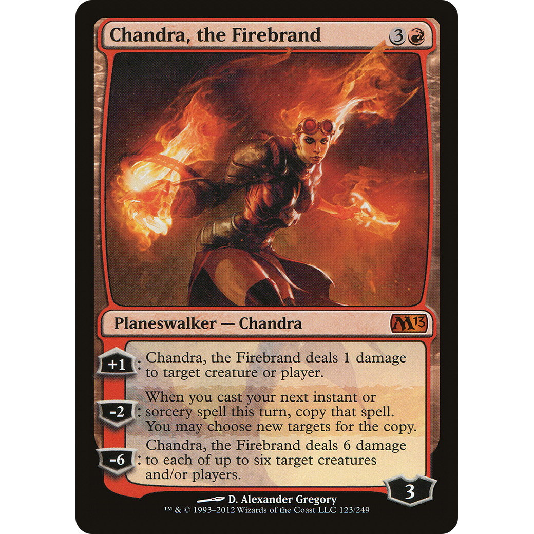 Chandra, the Firebrand (M13-123) - Magic 2013