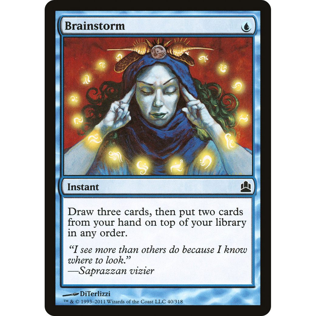 Brainstorm (CMD-040) - Commander 2011