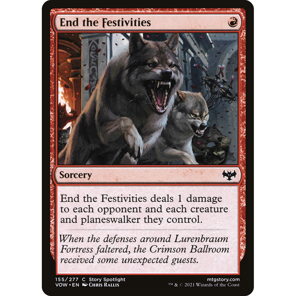 End the Festivities (VOW-155) - Innistrad: Crimson Vow