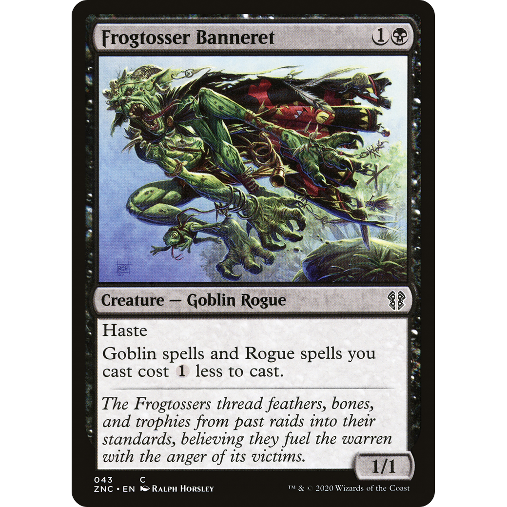 Frogtosser Banneret (ZNC-043) - Zendikar Rising Commander