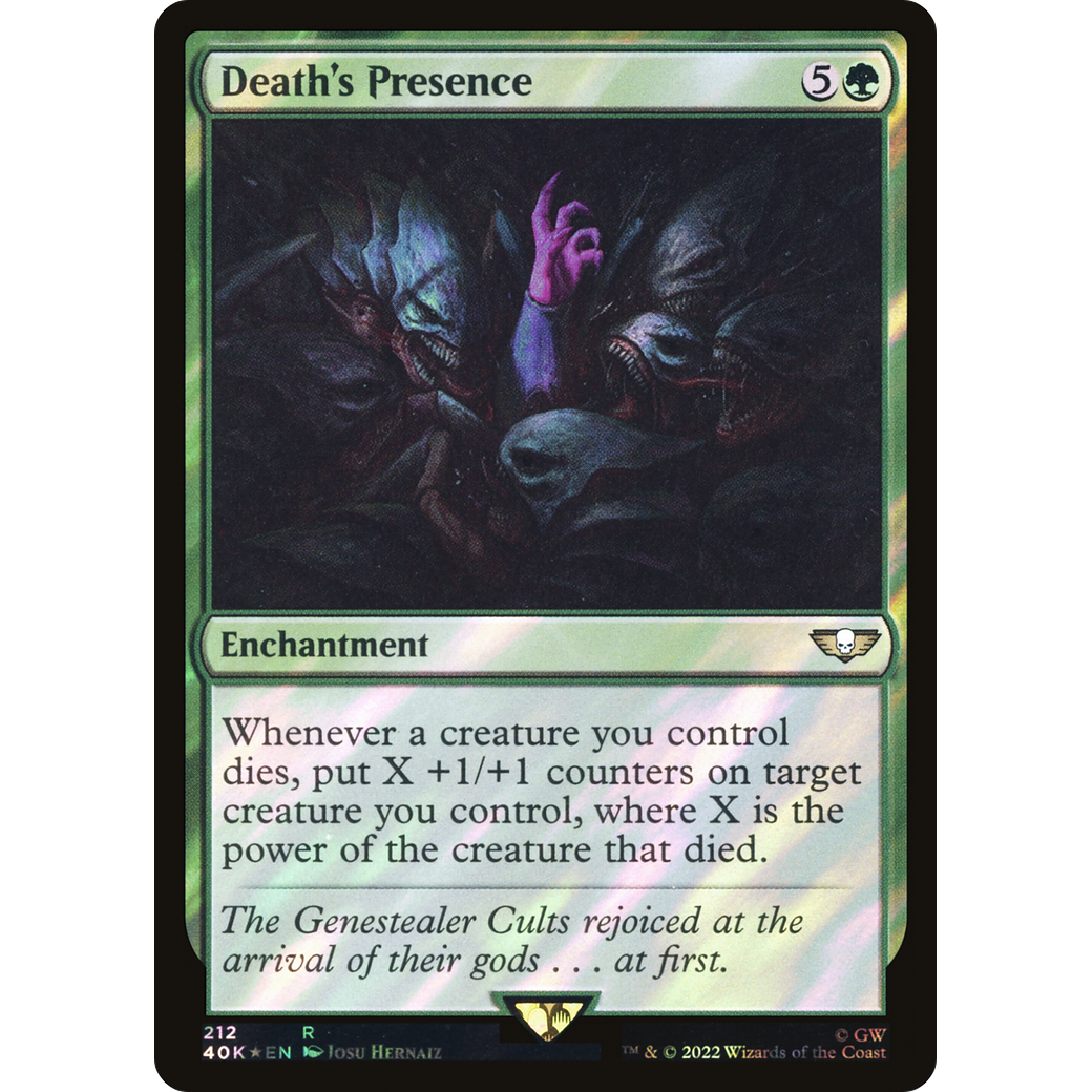 Death's Presence (40K-212) - Warhammer 40,000 Commander Foil