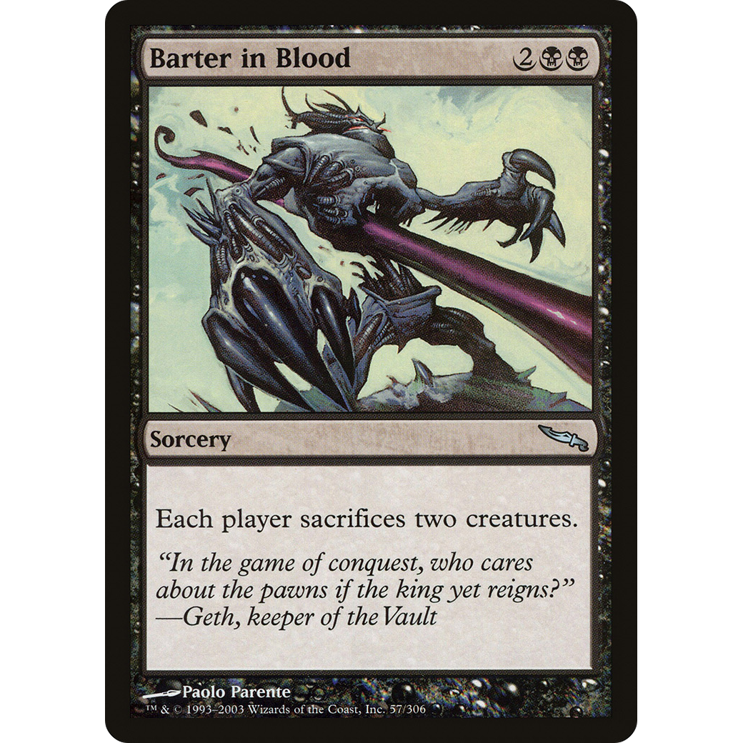 Barter in Blood (MRD-057) - Mirrodin