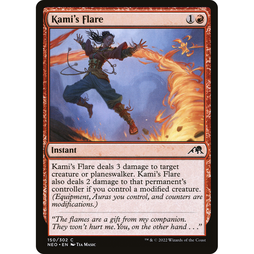 Kami's Flare (NEO-150) - Kamigawa: Neon Dynasty Foil