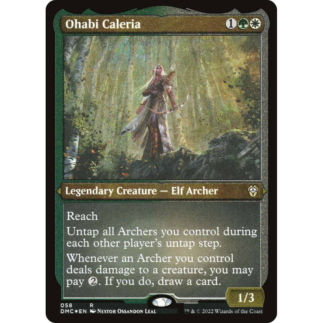 Ohabi Caleria (DMC-058) - Dominaria United Commander Etched Foil