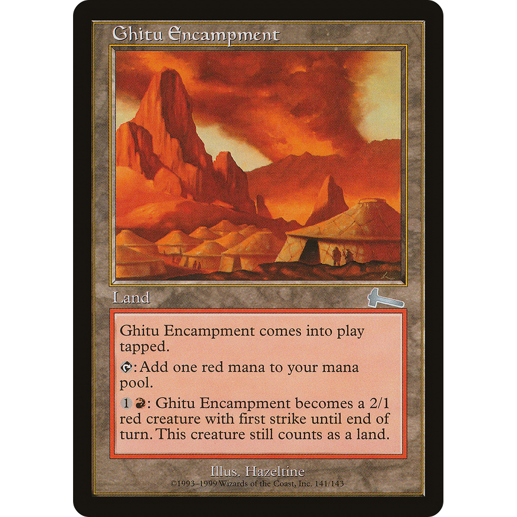 Ghitu Encampment (ULG-141) - Urza's Legacy Foil
