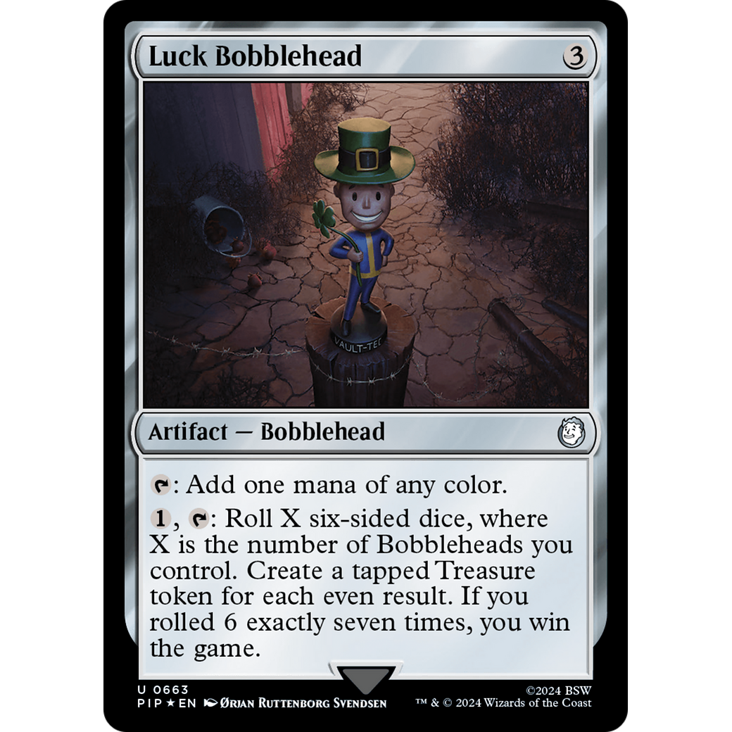Luck Bobblehead (PIP-663) - Fallout Foil