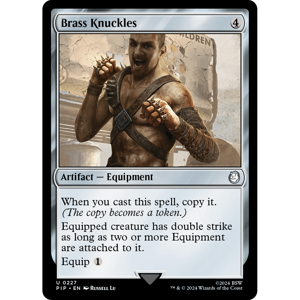 Brass Knuckles (PIP-227) - Fallout Foil