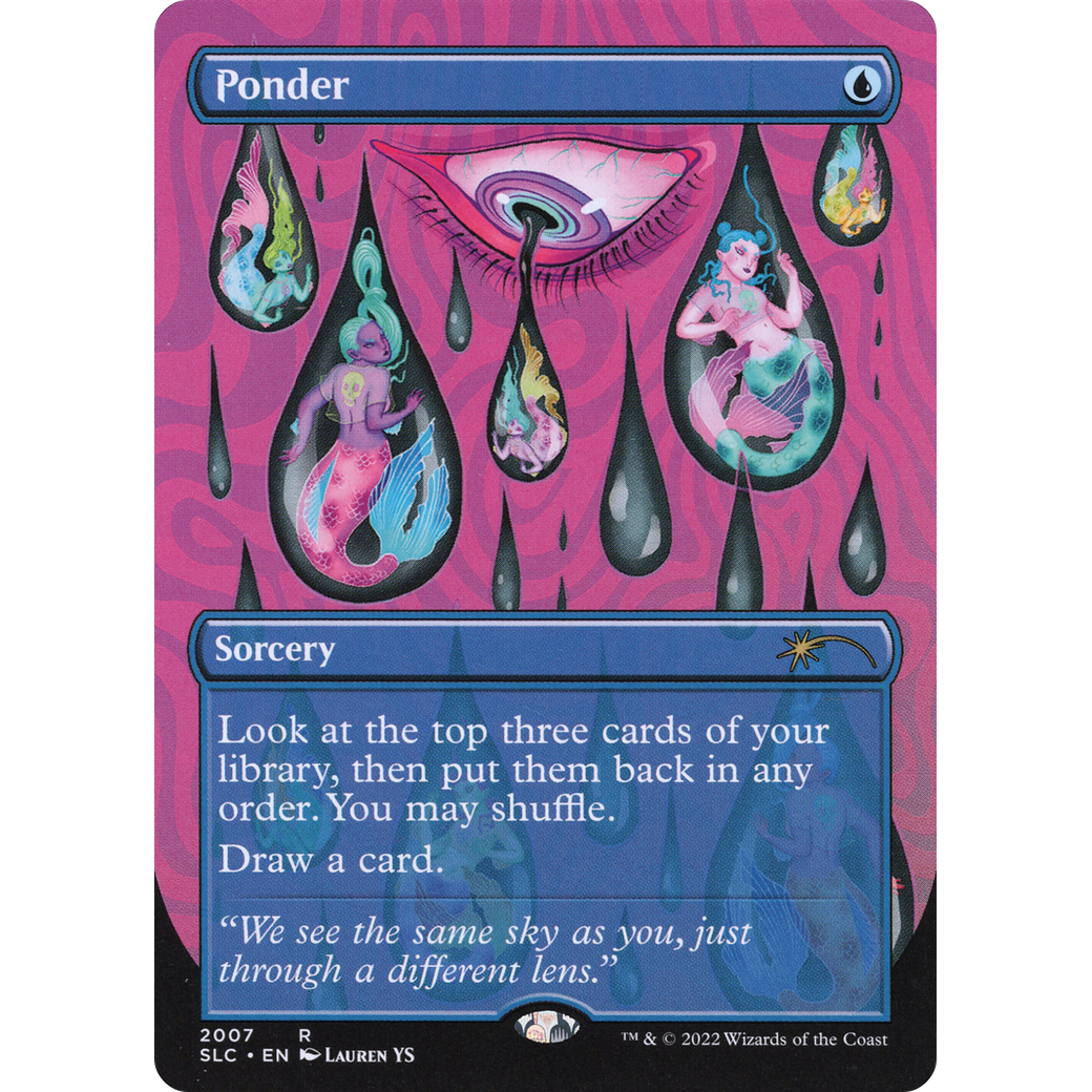 Ponder (SLC-2007) - Secret Lair Countdown Kit (Borderless)