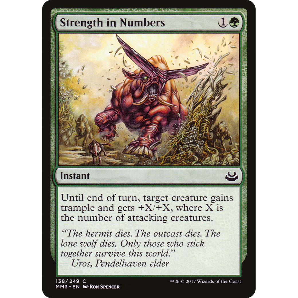 Strength in Numbers (MM3-138) - Modern Masters 2017
