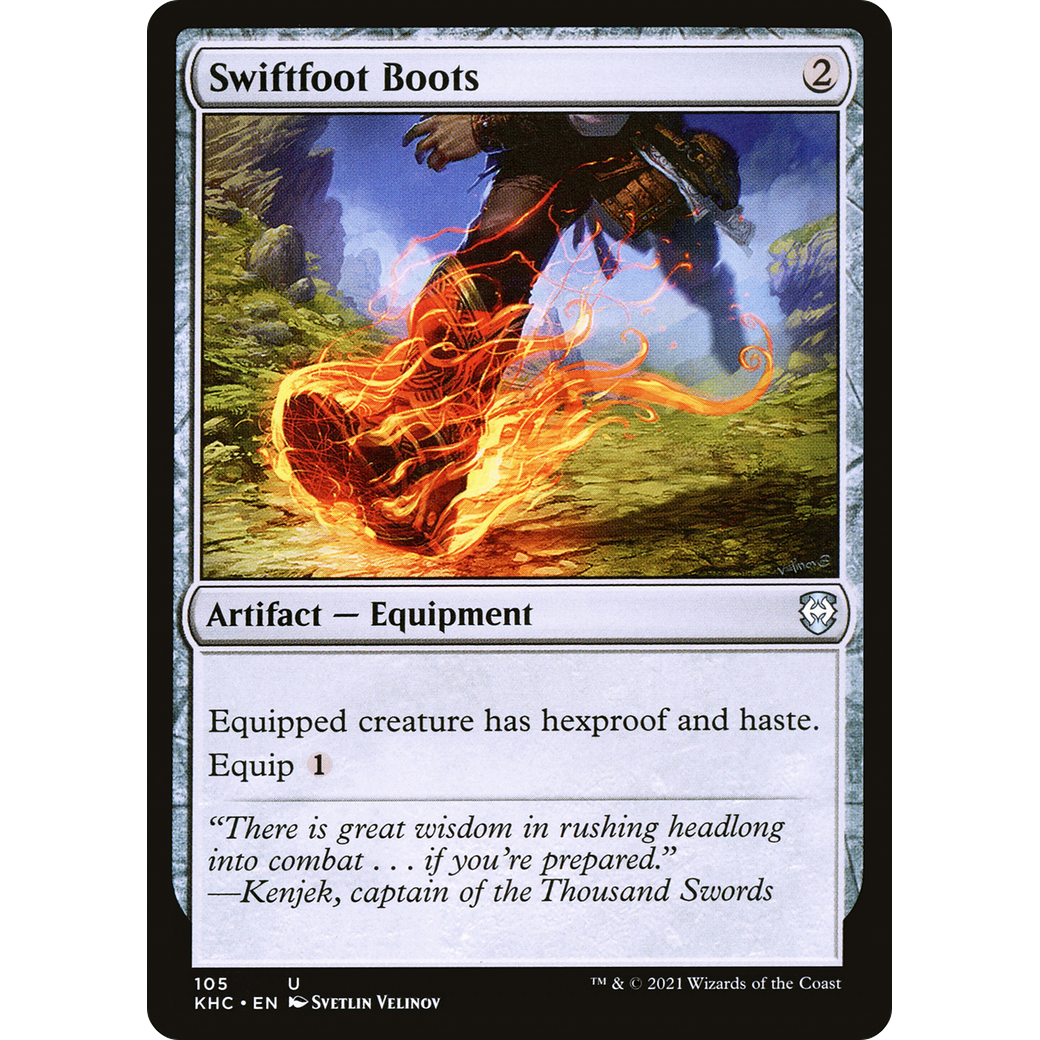 Swiftfoot Boots (KHC-105) - Kaldheim Commander