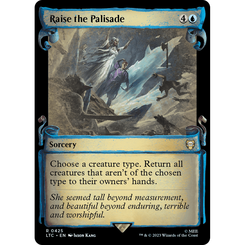 Raise the Palisade (LTC-425) - Tales of Middle-earth Commander: (Showcase) Foil