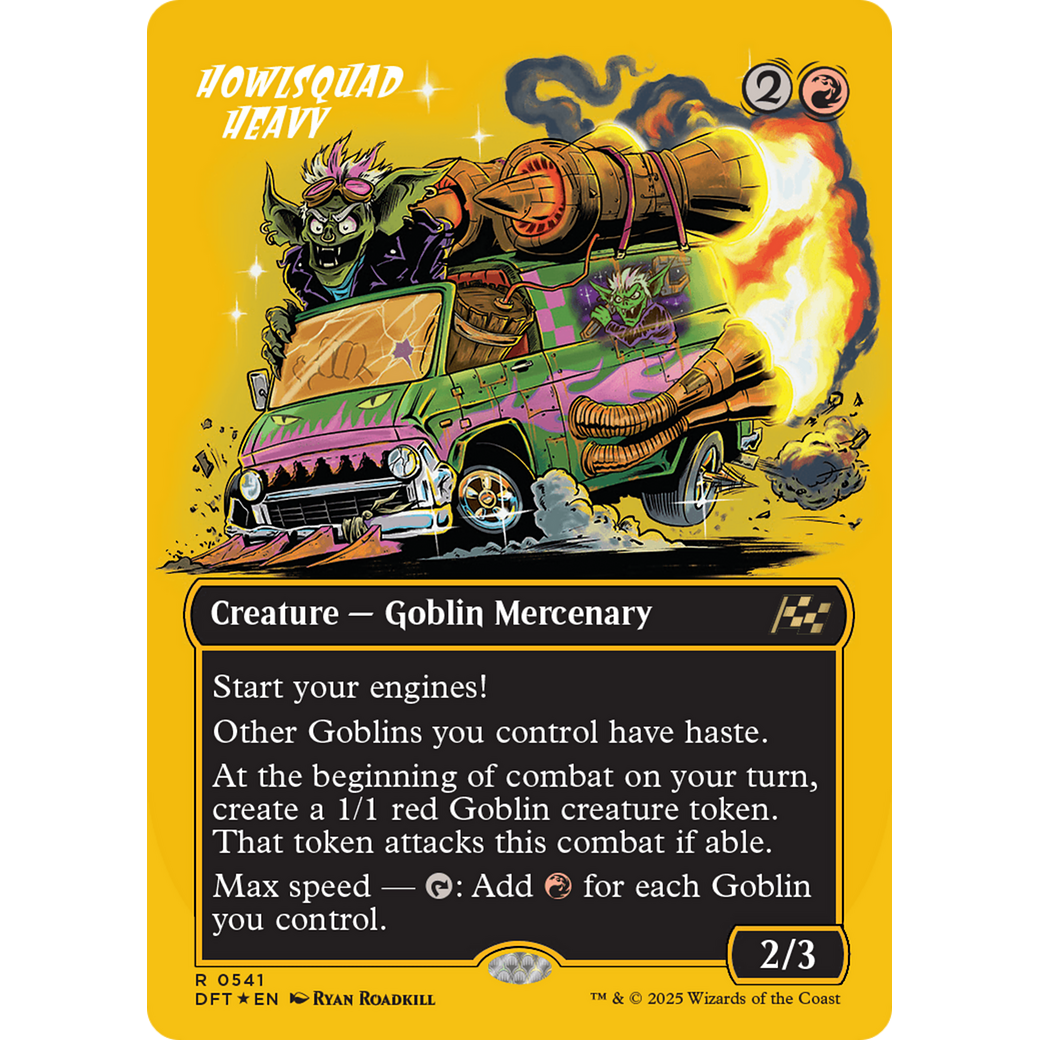 Howlsquad Heavy (DFT-541) - Aetherdrift (Borderless) Foil