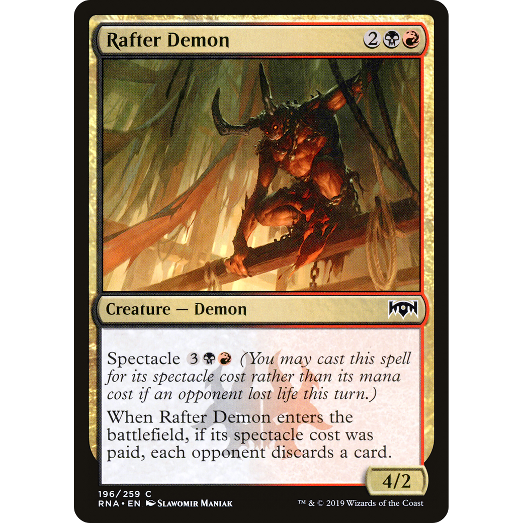 Rafter Demon (RNA-196) - Ravnica Allegiance Foil