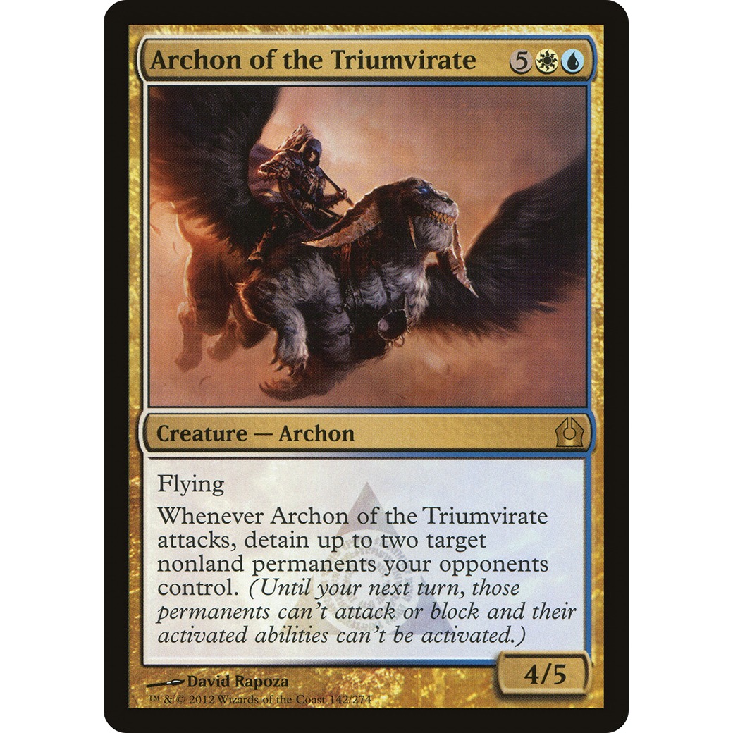 Archon of the Triumvirate (RTR-142) - Return to Ravnica Foil