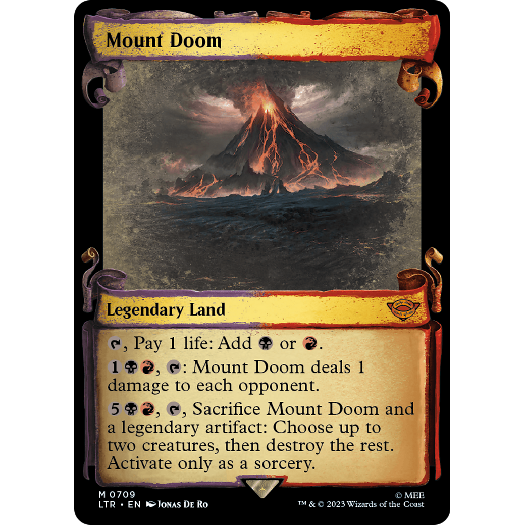 Mount Doom (LTR-709) - The Lord of the Rings: Tales of Middle-earth: (Showcase) Foil