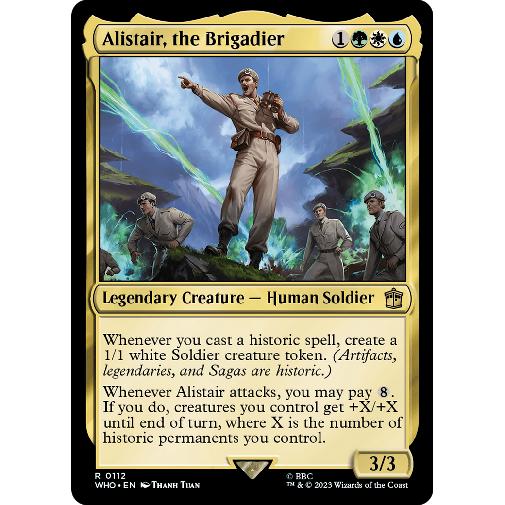 Alistair, the Brigadier (WHO-112) - Doctor Who