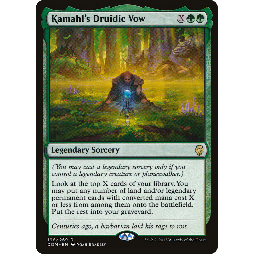 Kamahl's Druidic Vow (DOM-166) - Dominaria