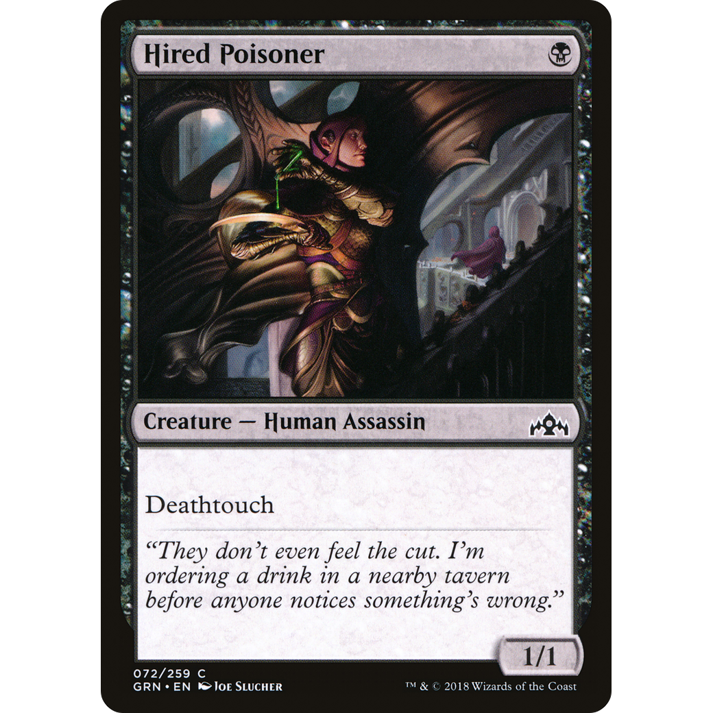 Hired Poisoner (GRN-072) - Guilds of Ravnica