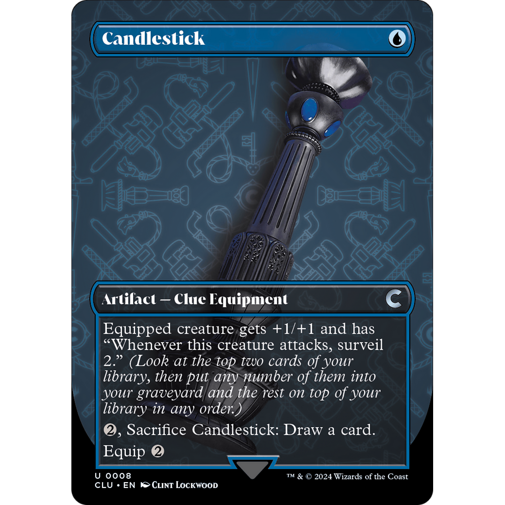 Candlestick (Borderless) (CLU-008) - Ravnica: Clue Edition (Borderless)