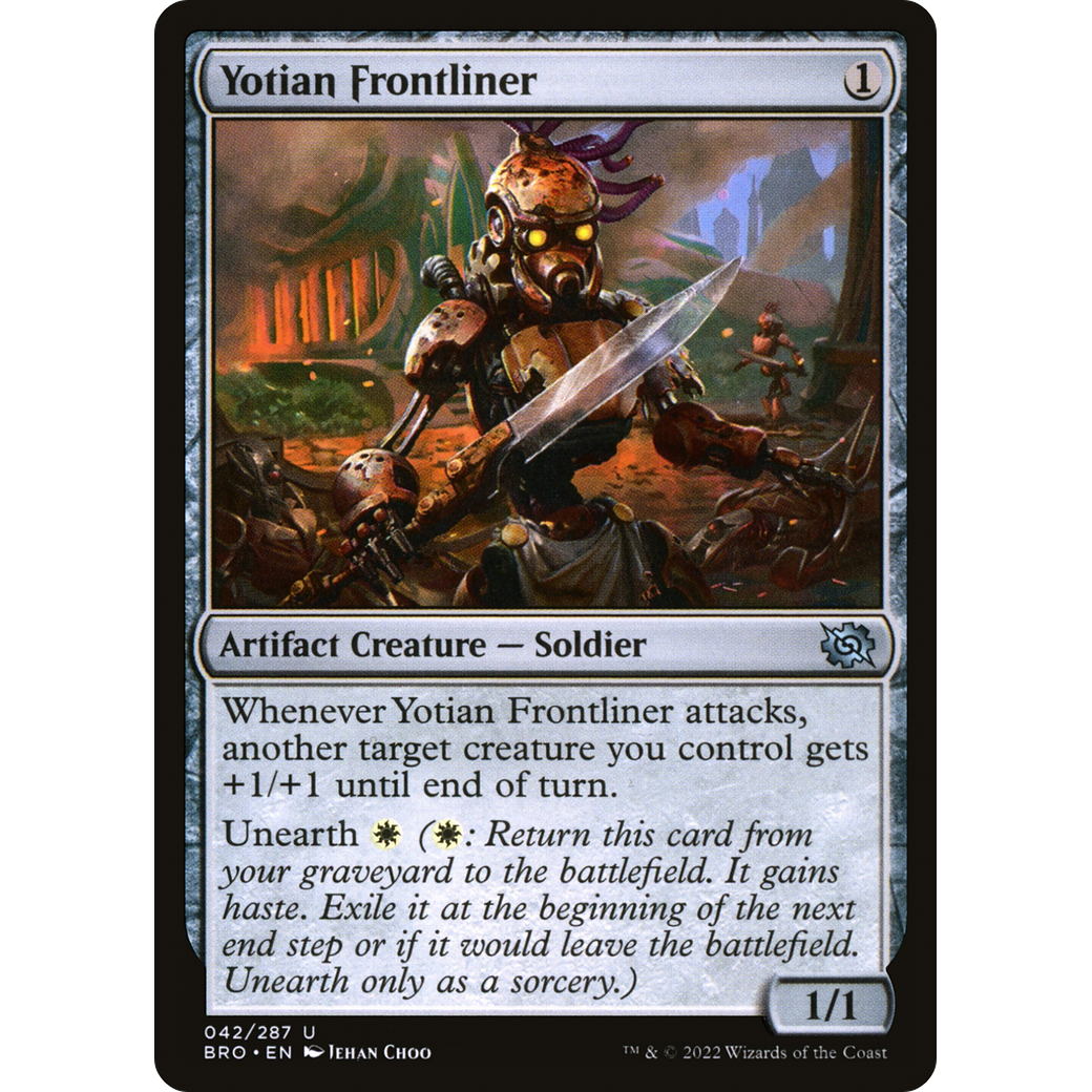 Yotian Frontliner (BRO-042) - The Brothers' War Foil