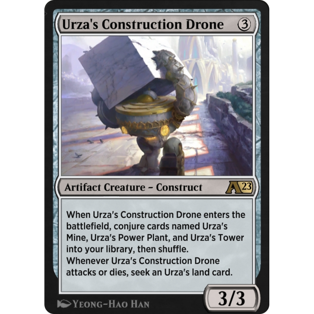 Urza's Construction Drone (YBRO-029) - Alchemy: The Brothers' War