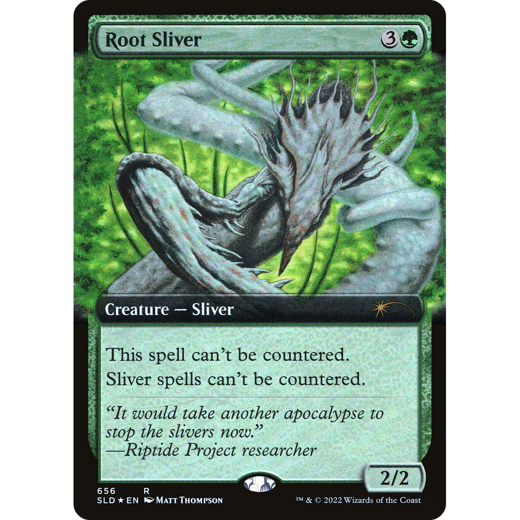 Root Sliver (Extended Art) (SLD-656) - Secret Lair Drop: (Extended Art) Foil