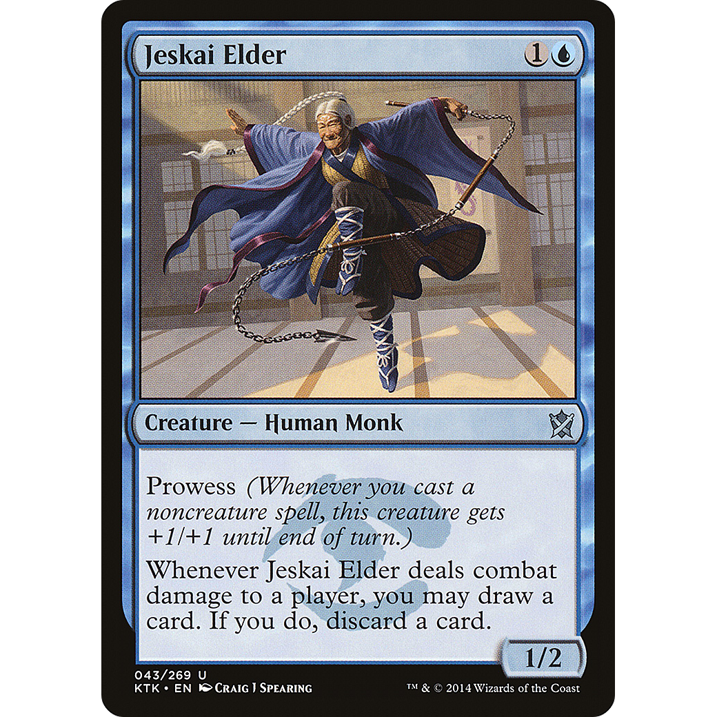 Jeskai Elder (KTK-043) - Khans of Tarkir Foil