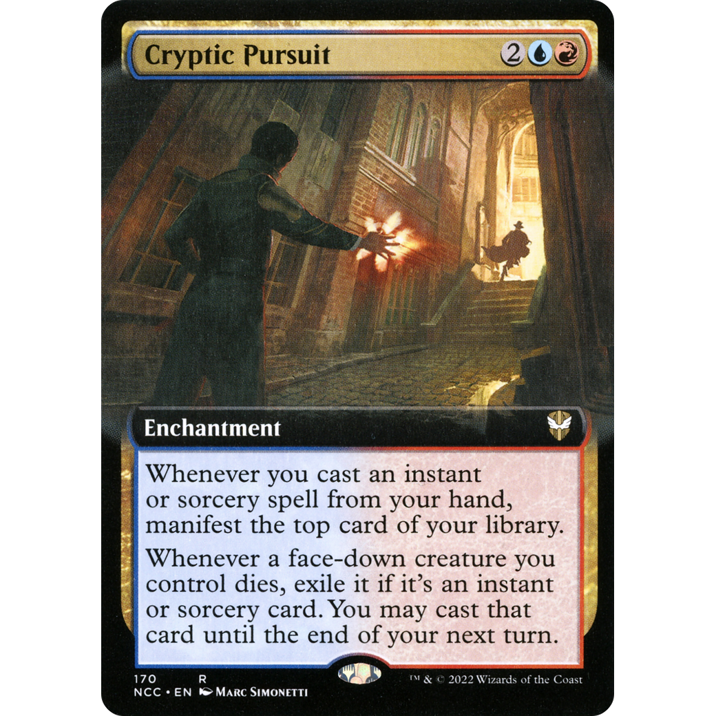 Cryptic Pursuit (Extended Art) (NCC-170) - New Capenna Commander: (Extended Art)