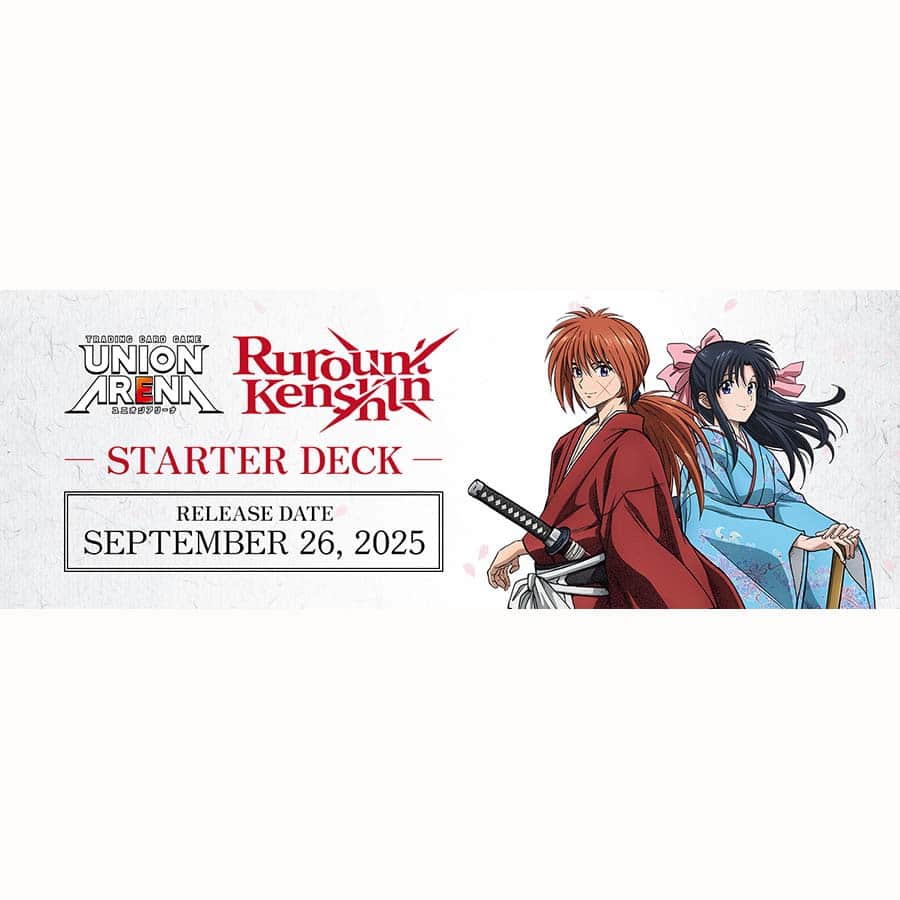 Union Arena Card Game: Starter Deck: Rurouni Kenshin (UE11ST) (Preorder Expected Release 9/26/2025)