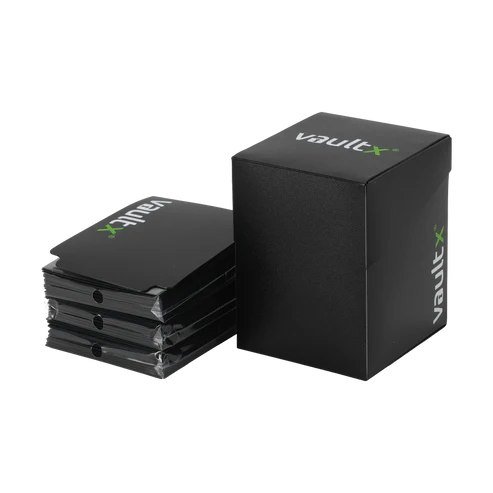 Large Black 100+ Deck Box with 150 sleeves