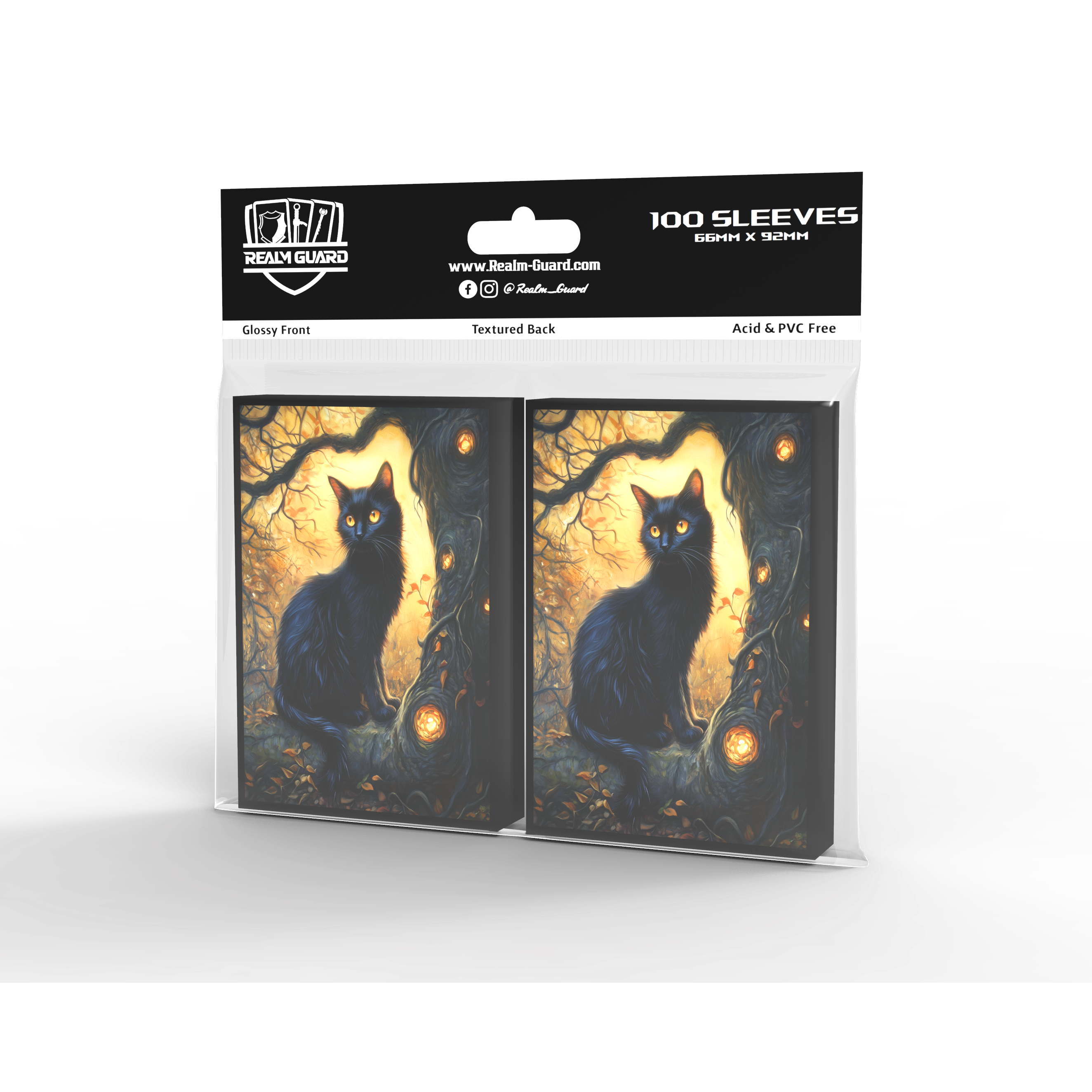 Realm Guard: Art Sleeves - Black Cat