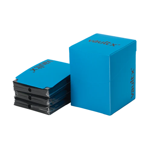 Large Blue 100+ Deck Box with 150 sleeves