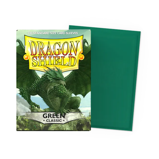 Dragon Shield: Green Classic 100ct Sleeves