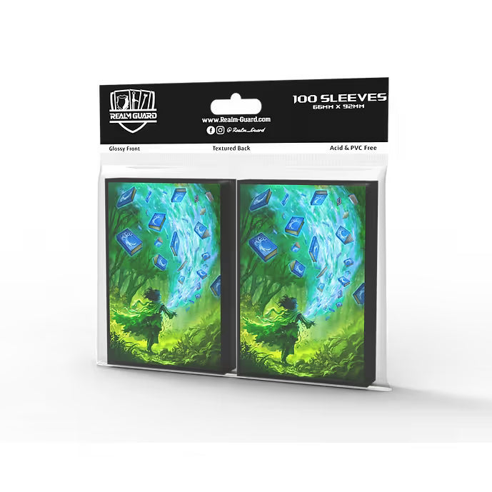 Realm Guard: Art Sleeves - Blue/Green Wizard