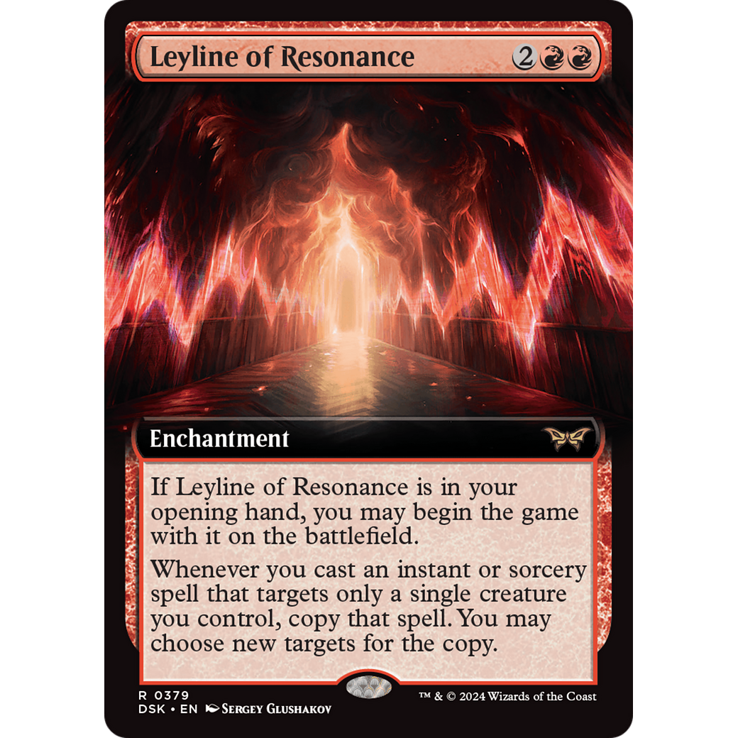 Leyline of Resonance (DSK-379) - Duskmourn: House of Horror: (Extended Art)