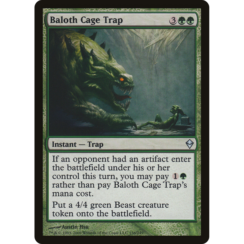 Baloth Cage Trap (ZEN-156) - Zendikar Foil