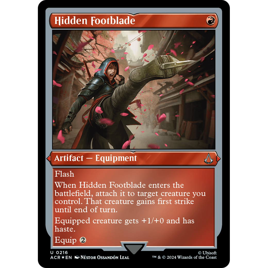 Hidden Footblade (ACR-216) - Assassin's Creed Etched Foil