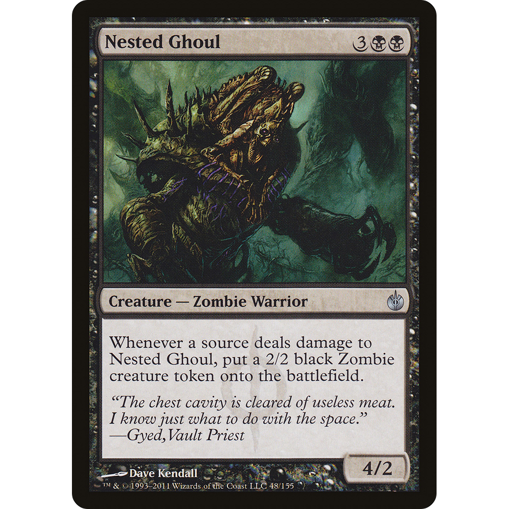 Nested Ghoul (MBS-048) - Mirrodin Besieged Foil